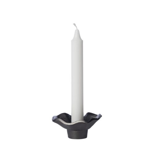 Svart ljusstake för kronljus från ERNST i liten modell