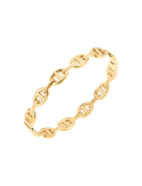 Armband Pattern Bangle i guld från by Jolima.