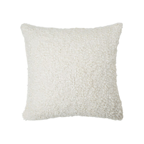 Kuddfodral Nalia i offwhite på 50x50cm tillverkat i bouclétyg.
