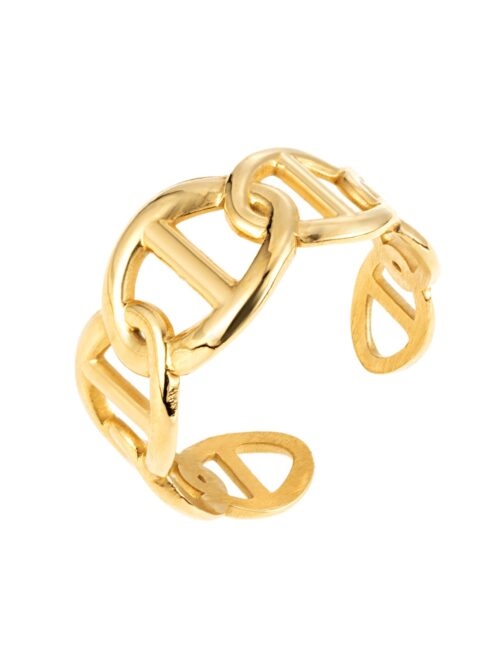 Ring Pattern i guld från By Jolima.