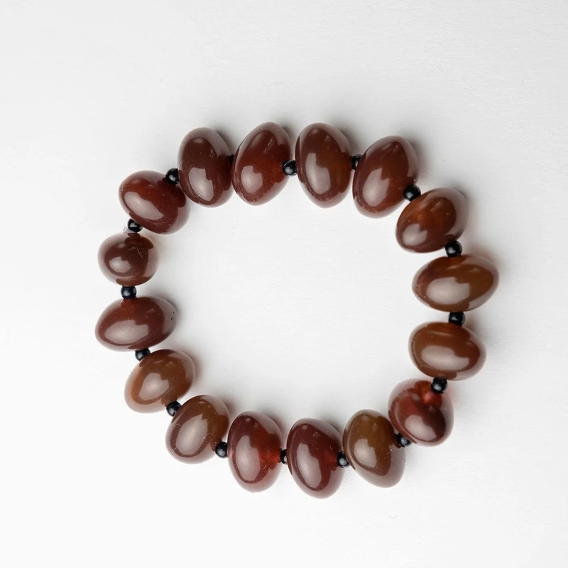 Pärlarmband Arta bead i brun från Bow19.