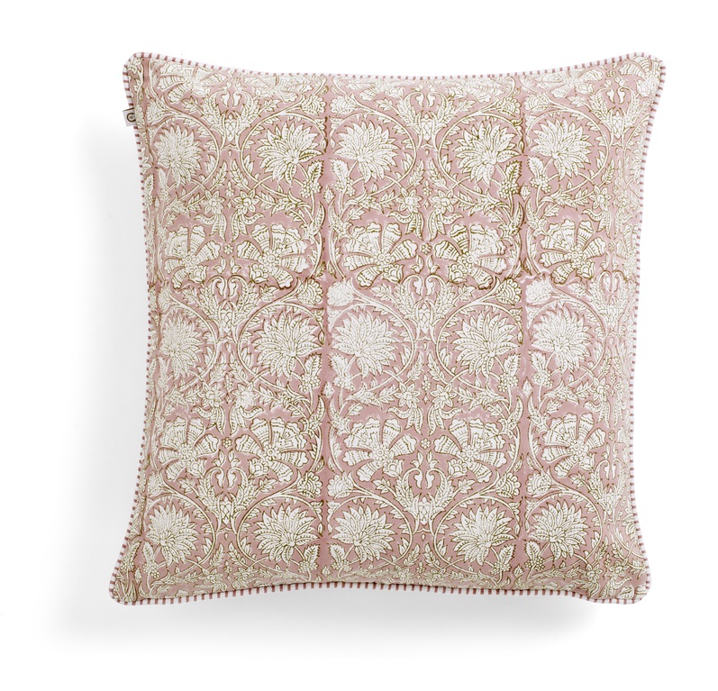 Kuddfodral Paradise i rosa 50x50cm från Chamois.