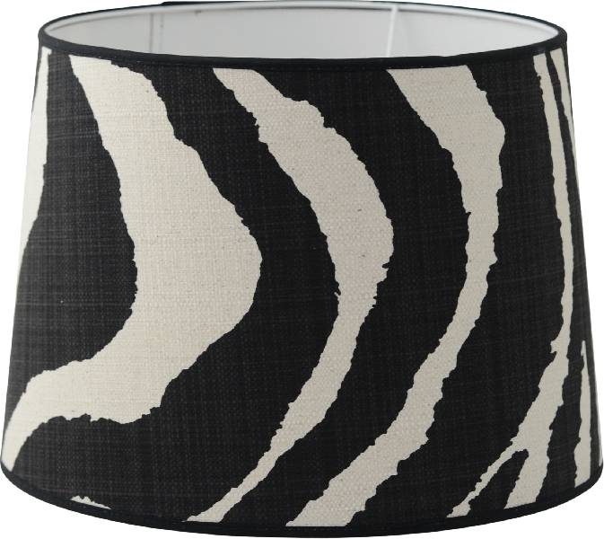 Lampskärm Zebra från Hallbergs belysning.