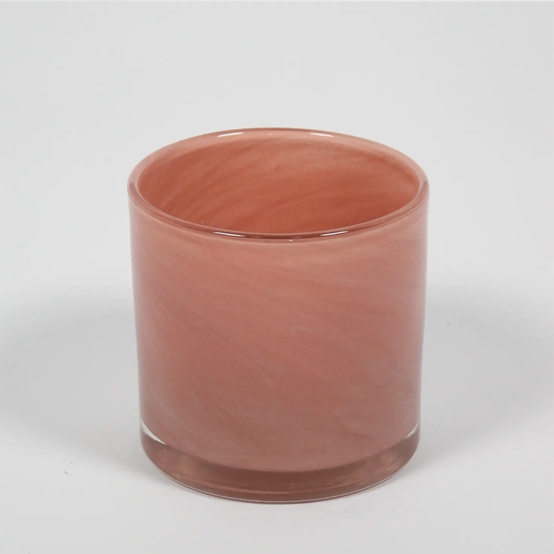 Ljuslykta Nilla i rosa på 12cm från Olsson & Jensen