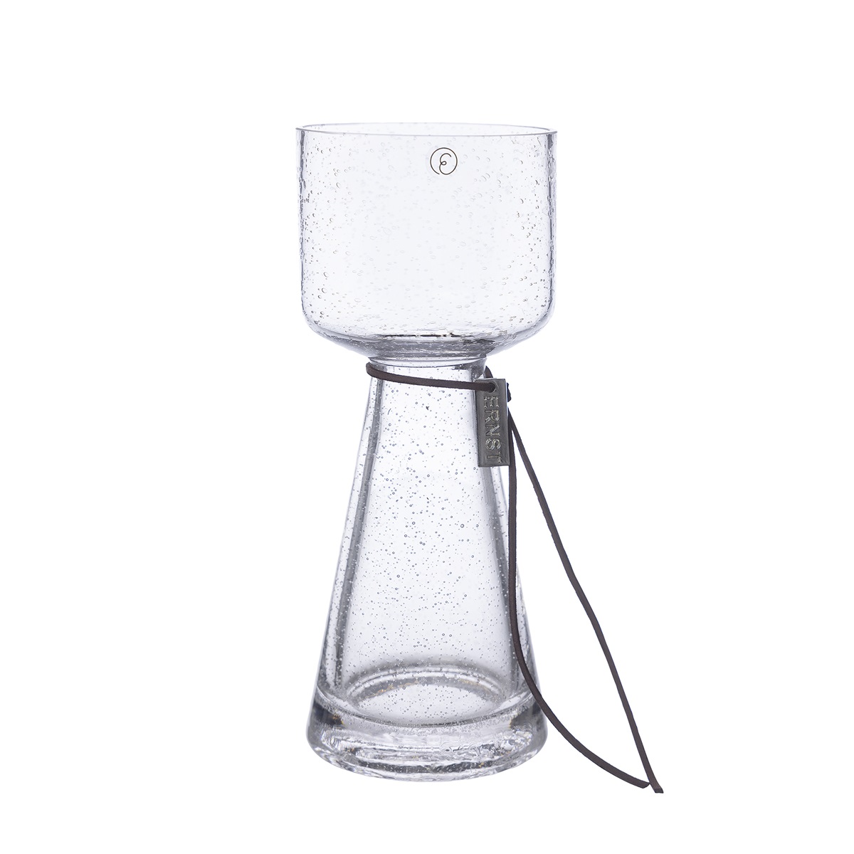 Lökvas i bubbligt glas på 20cm hög från ERNST.