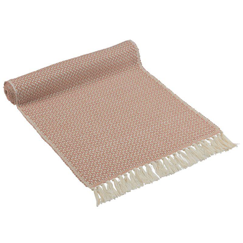 Löpare Dima i rosa med fransar från Fondaco.