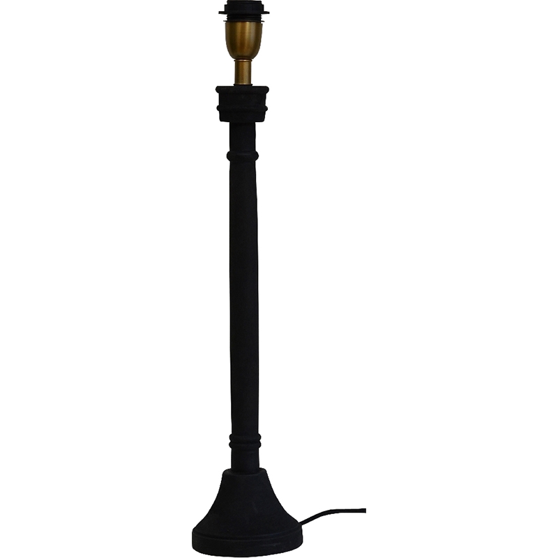 Svart lampfot Nottingham på 62cm från Hallbergs beslysning