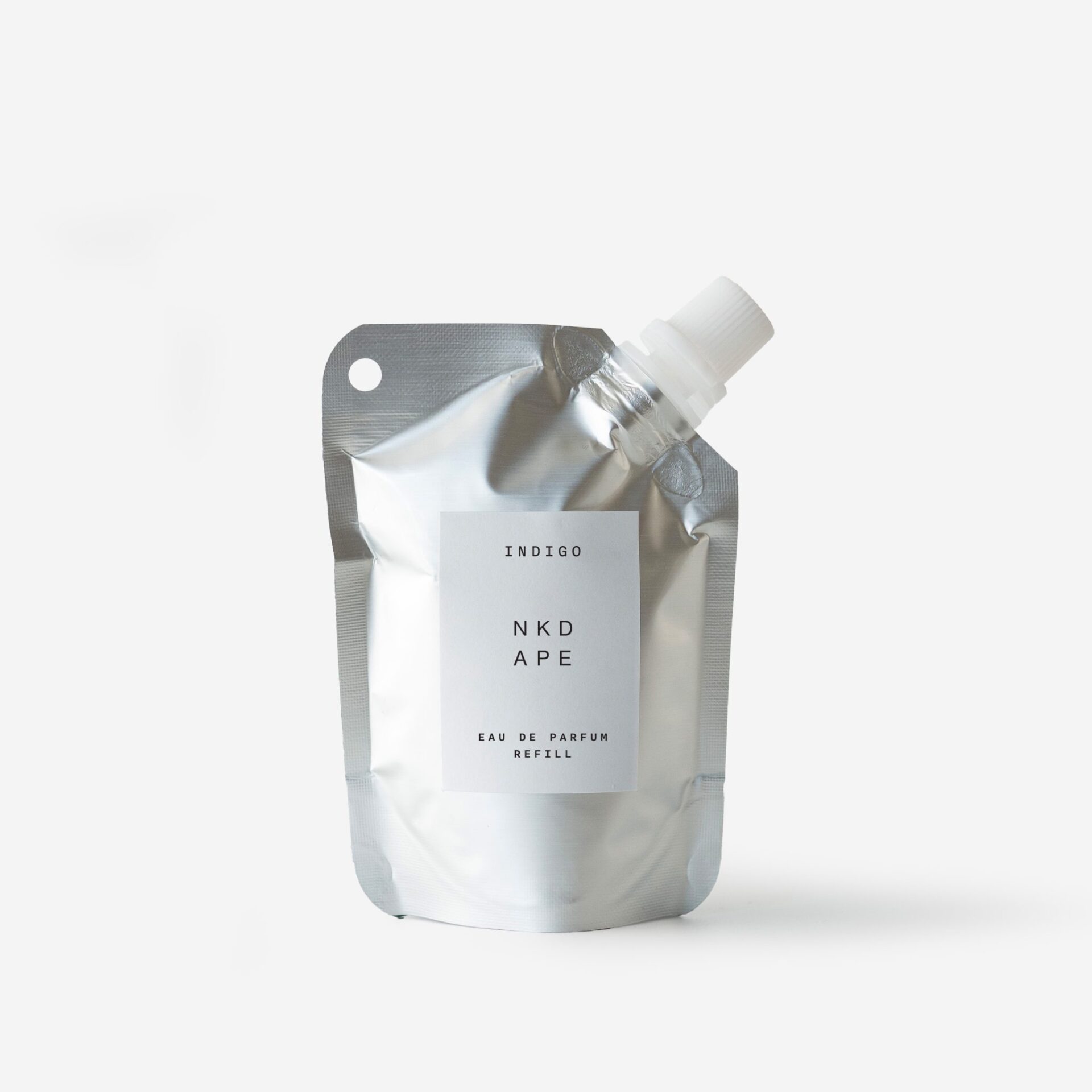 Parfym refill i påse med doften Indigo.