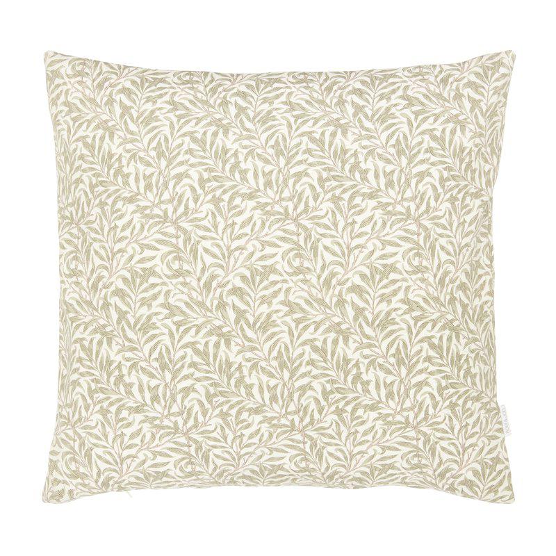 Ramas kuddfodral i beige med blommigt mönster från Boel & Jan.